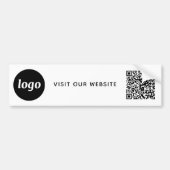 Einfacher QR-Code für Logos und Text Autoaufkleber (Vorne)