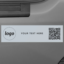 Einfacher QR-Code für Logos und Text Autoaufkleber
