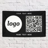 Einfacher QR-Code für Logos und Text Banner