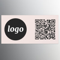 Einfacher QR-Code für Logos und Texte Rosa rot