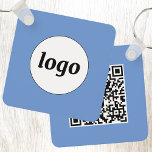 Einfacher QR-Code Schlüsselanhänger<br><div class="desc">Fügen Sie Ihr eigenes Logo und QR-Code zu diesem auffallenden minimalistisch beruflichen Design hinzu. Ändern Sie die Hintergrundfarbe im Entwurfswerkzeug, oder senden Sie eine E-Mail an squirrell@rocketmail.com, um Unterstützung bei Farbänderungen zu erhalten. Ideal für Mitarbeitermarken oder als Werbeprodukt für Ihre Mitarbeiter, Kunden und Kunden. Ideal für eine Messe oder eine...</div>