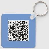 Einfacher QR-Code Schlüsselanhänger (Rückseite)