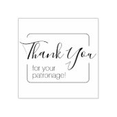 Einfacher Rahmen Vielen Dank Gummistempel (Prägung)