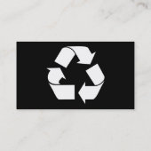einfacher recycle visitenkarte (Rückseite)