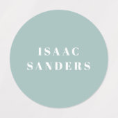 Einfacher Regenbogen Wassersicherer Bekleidungsnam Etiketten (Design 1)