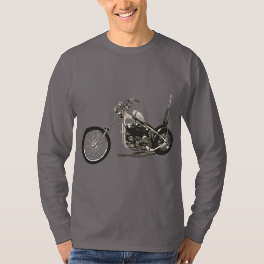Einfacher Reiter Harley Sportster Chopper T-Shirt (Vorderseite)