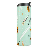 EINFACHER RETRO-DESIGN BOHO-PATTER THERMOSBECHER (Nach links gedreht)