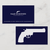 einfacher Revolver Visitenkarte (Vorne/Hinten)