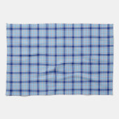 Einfacher Rustikaler Blau Stil Kariert Geschirrtuch (Horizontal)