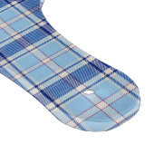 Einfacher Rustikaler Blau Stil Karo  Schneidebrett (Ecke)