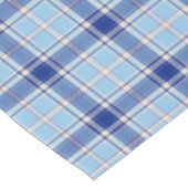 Einfacher rustikaler blauer Stil Karo Tischdecke (Schrägansicht)