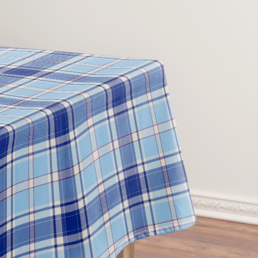Einfacher rustikaler blauer Stil Karo Tischdecke (Beispiel)