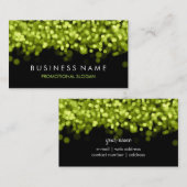 Einfacher Schein-grüne Lichter Visitenkarte (Vorne/Hinten)