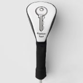 Einfacher Schlüssel Golf Headcover (Vorderseite)