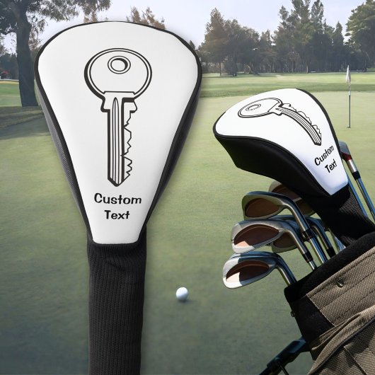 Einfacher Schlüssel Golf Headcover