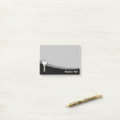 Einfacher Schlüssel Post-it Klebezettel (Auf Schreibtisch)