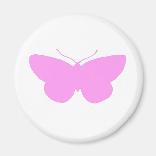 Einfacher Schmetterling im Rosa Magnet