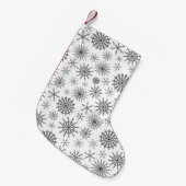 Einfacher Schneesturm Kleiner Weihnachtsstrumpf (Vorderansicht (hängend))