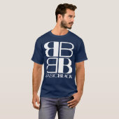 Einfacher schwarzer Junge T-Shirt (Vorne ganz)