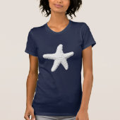 Einfacher Seesternstarfish-Dunkelheits-T - Shirt (Vorderseite)