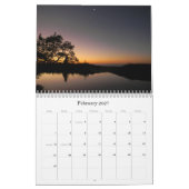 Einfacher Serenity-Kalender Kalender (Feb 2027)