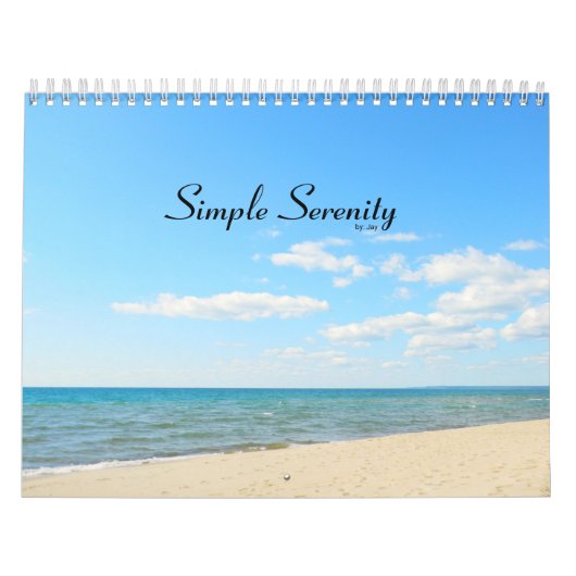 Einfacher Serenity-Kalender Kalender (Titelbild)