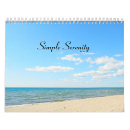 Einfacher Serenity-Kalender Kalender