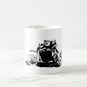 Einfacher Sidecarcross Entwurf Kaffeetasse (Mittel)
