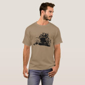 Einfacher Sidecarcross Entwurf T-Shirt (Vorne ganz)