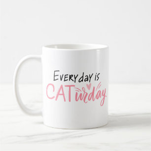 Einfacher Spaß Spielende Katze Lover Charming Saub Kaffeetasse