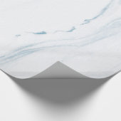 Einfacher Stein aus weißem Marmor Geschenkpapier (Ecke)