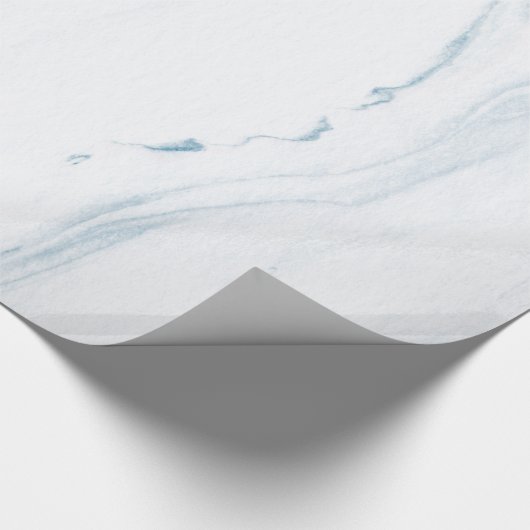 Einfacher Stein aus weißem Marmor Geschenkpapier (Ecke)