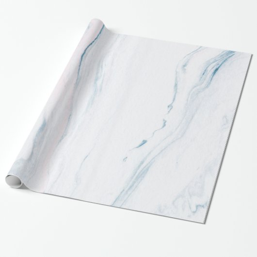 Einfacher Stein aus weißem Marmor Geschenkpapier (Ungerollt)