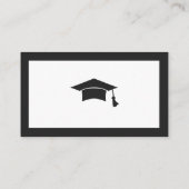 Einfacher Studienfonds-QR-Code für die Abschlussfe Begleitkarte (Rückseite)
