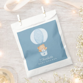 Einfacher Teddybär Blauer Ballon Geschenktütchen