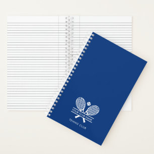 Einfacher Tennis Country Club Name Trainer Jede Fa Notizblock