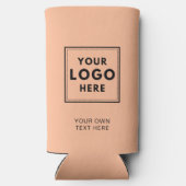 Einfacher Text für das Pfirsichlogo Selters Dosenkühler (Rückseite)