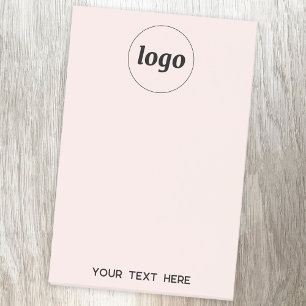 Einfacher Text für Logos Werbeaktion Rosa Rosa Post-it Klebezettel