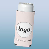 Einfacher Text für Logos Werbeaktion Rosa Rosa Selters Dosenkühler