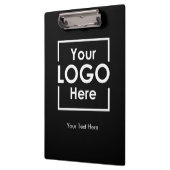 Einfacher Text für Personalisiertes Firmenlogo Klemmbrett (Links)