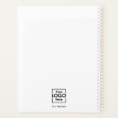 Einfacher Text für Personalisiertes Firmenlogo Planer (Rückseite)
