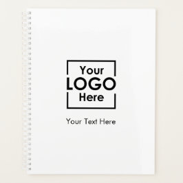 Einfacher Text für Personalisiertes Firmenlogo Planer