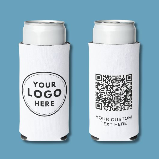 Einfacher Text QR Code Selters Dosenkühler