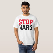 Einfacher Textentwurf "STOPP WARS" T-Shirt (Vorne ganz)