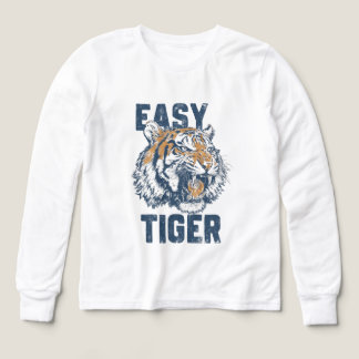 Einfacher Tiger Lustiger Spruch Wilde Tier Illustr