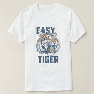 Einfacher Tiger Lustiger Spruch Wilde Tier Illustr T-Shirt