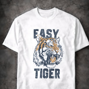 Einfacher Tiger Lustiger Spruch Wilde Tier Illustr T-Shirt