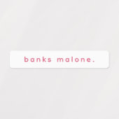 Einfacher Typ Boho Kinder Wasserdicht Name Etiketten (Design 1)