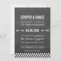 EINFACHER TYP WEDDING geometrisches Muster grau