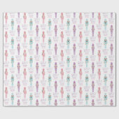 Einfacher und heller Pastelnährstoffknacker, eigen Geschenkpapier (Flach)